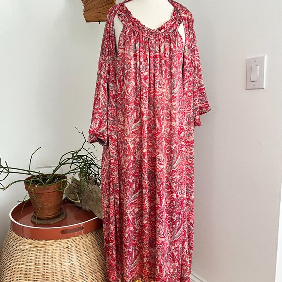 vintage Oscar de la Renta nightgown and robe set size med - Picture 4 of 15